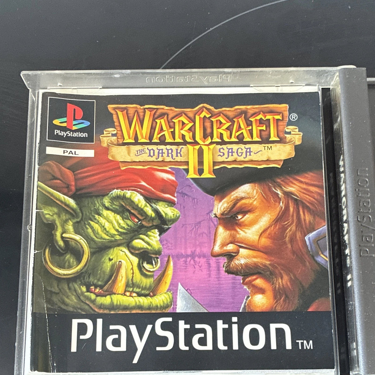 WarCraft II: The Dark Saga Sony PlayStation 1 Game Full Boxed W/ Manual