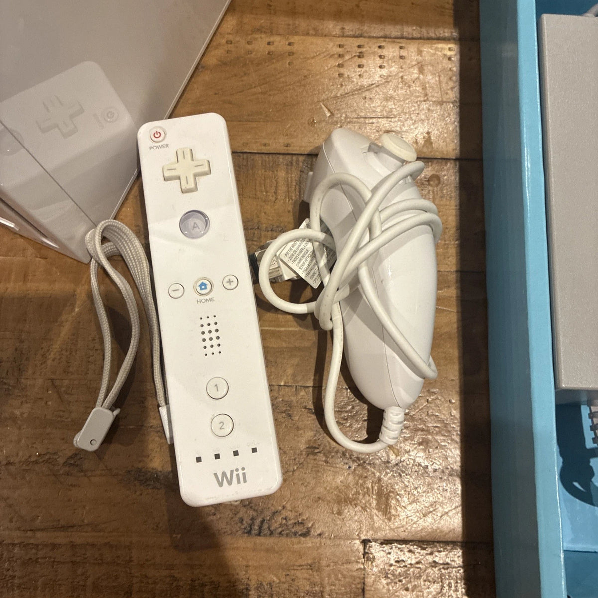 Nintendo Wii White Console Boxed With Controller, Cover, Nunchuk & Leads