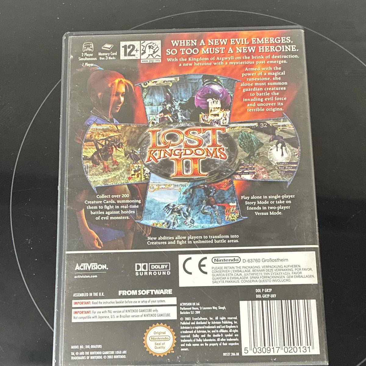 Lost Kingdoms II Nintendo GameCube Game PAL 2003 Fully Boxed W/ Manual