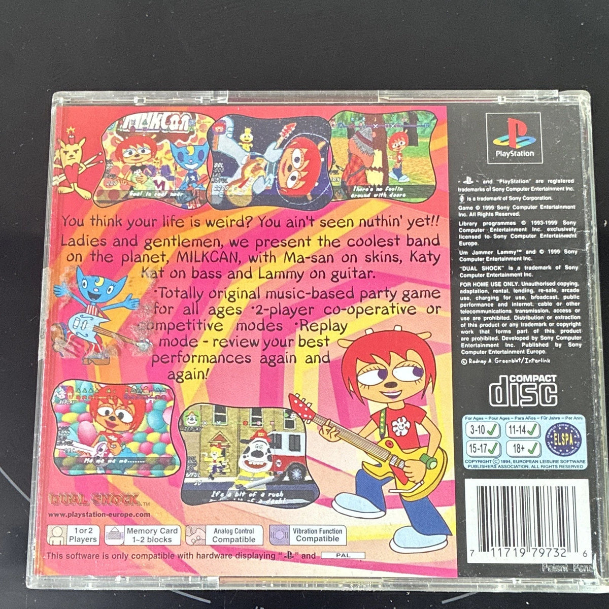 Um Jammer Lammy PlayStation 1 Game Fully Boxed W/ Manual
