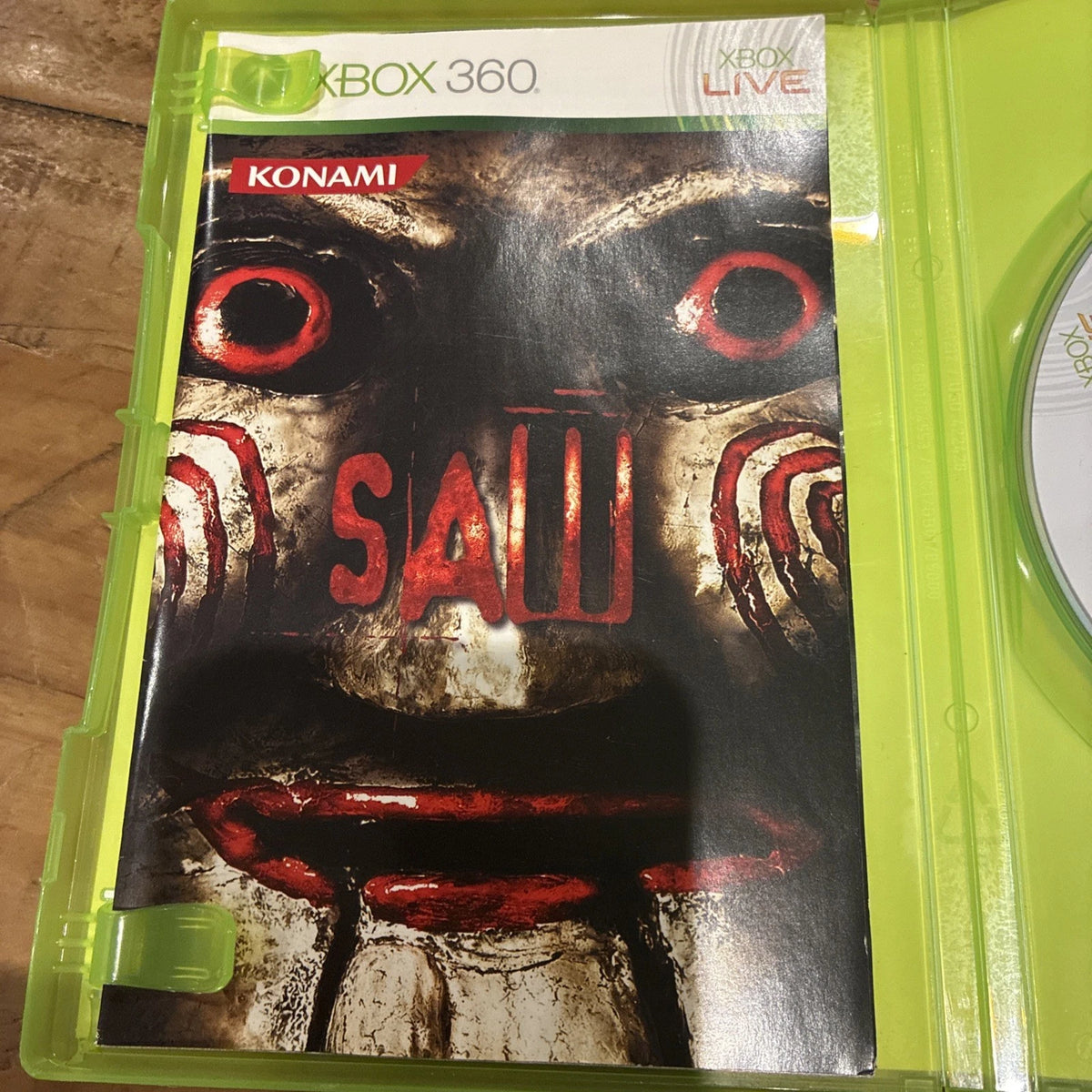 Saw Microsoft Xbox 360 Video Game