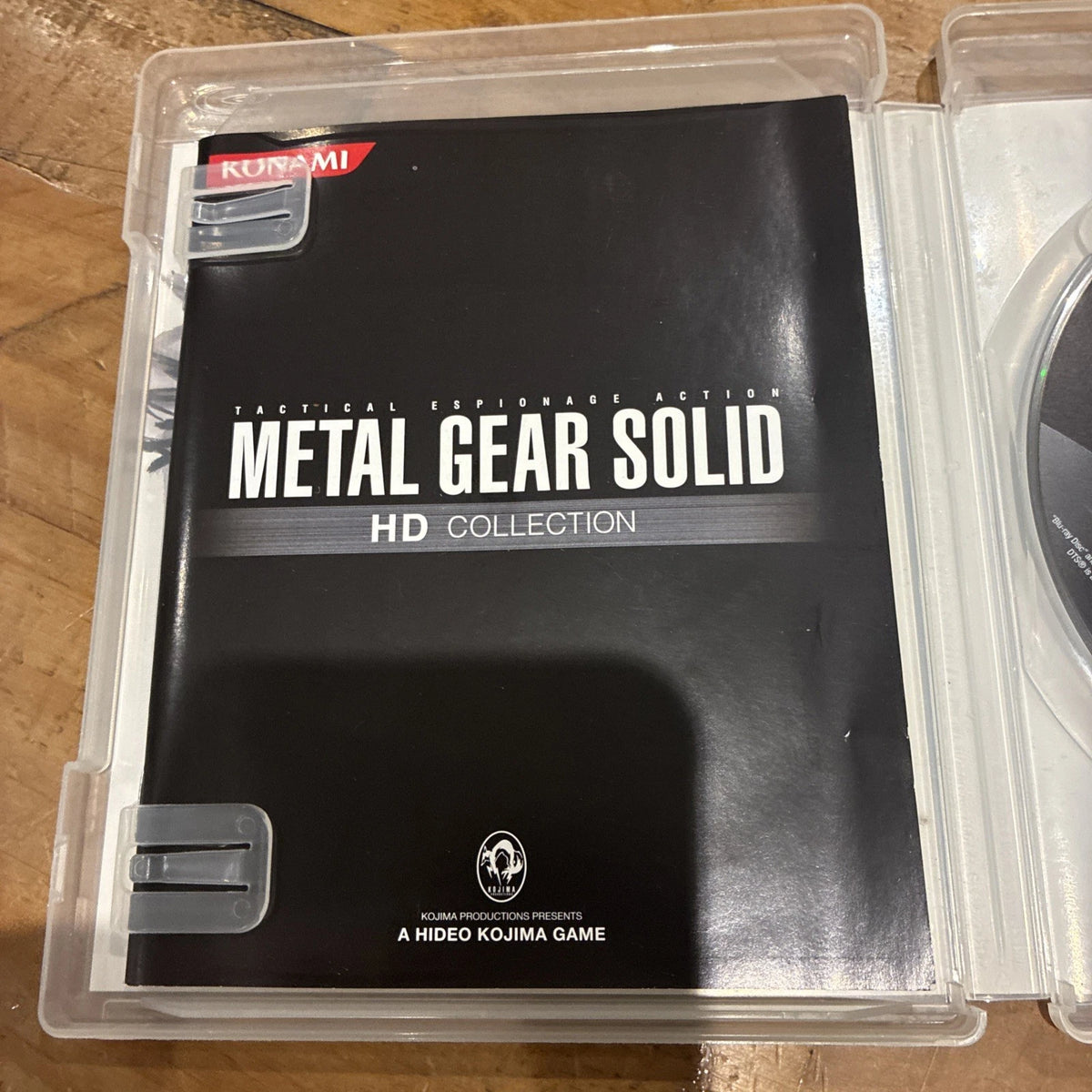 Metal Gear Solid HD Collection PS3 Game With Manual