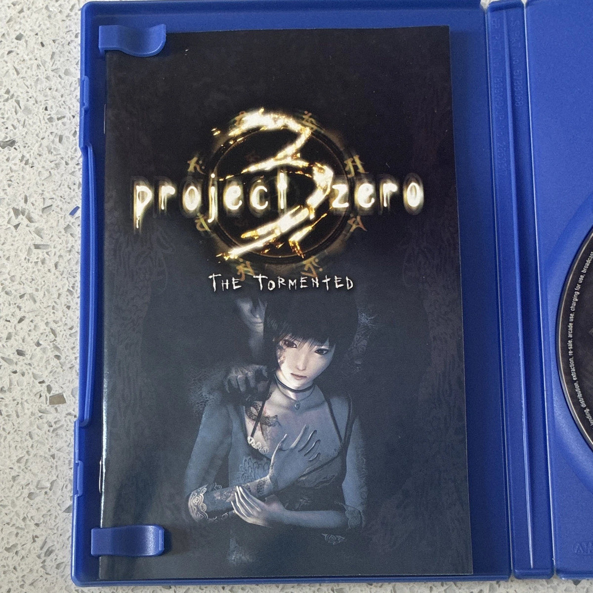 Project Zero 3: The Tormented PS2 Game (2006) Horror W/ Manual