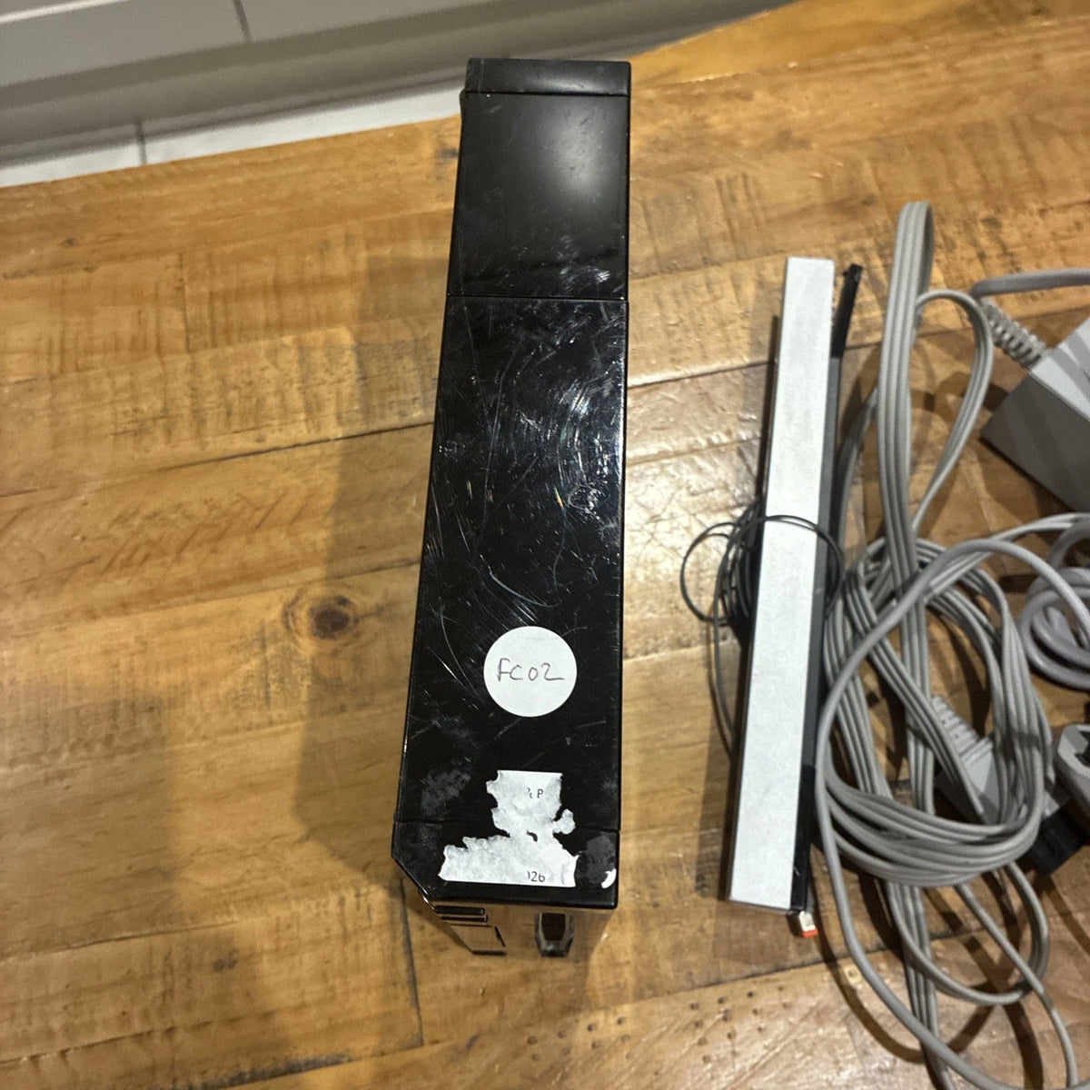 Nintendo Wii Black Console Bundle With Controller, Nunchuk & Leads