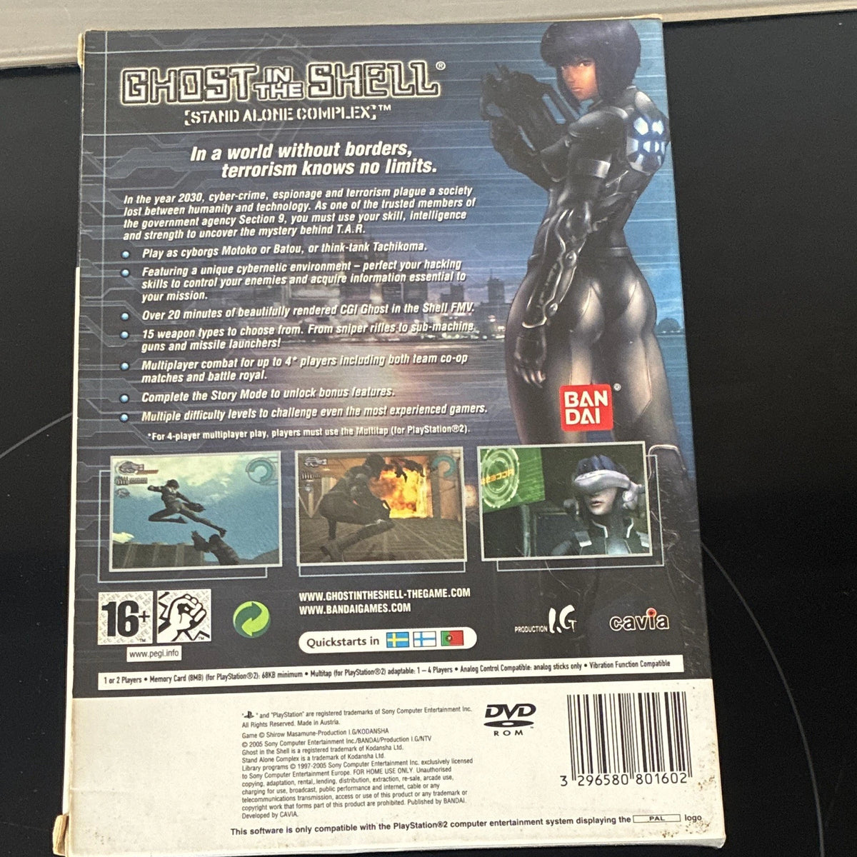Ghost in the Shell: Stand Alone Complex Sony PlayStation 2 Game PAL