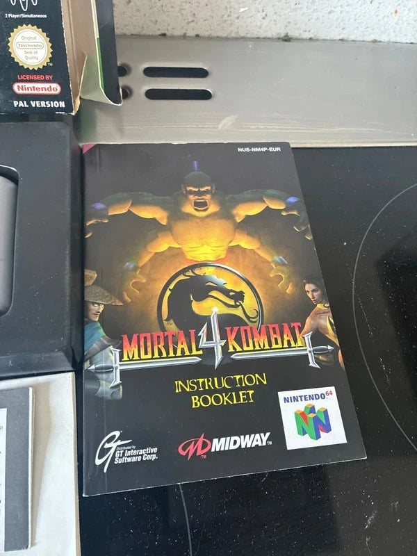 Mortal Kombat 4 Nintendo 64 Game Fully Boxed With Manuals N64