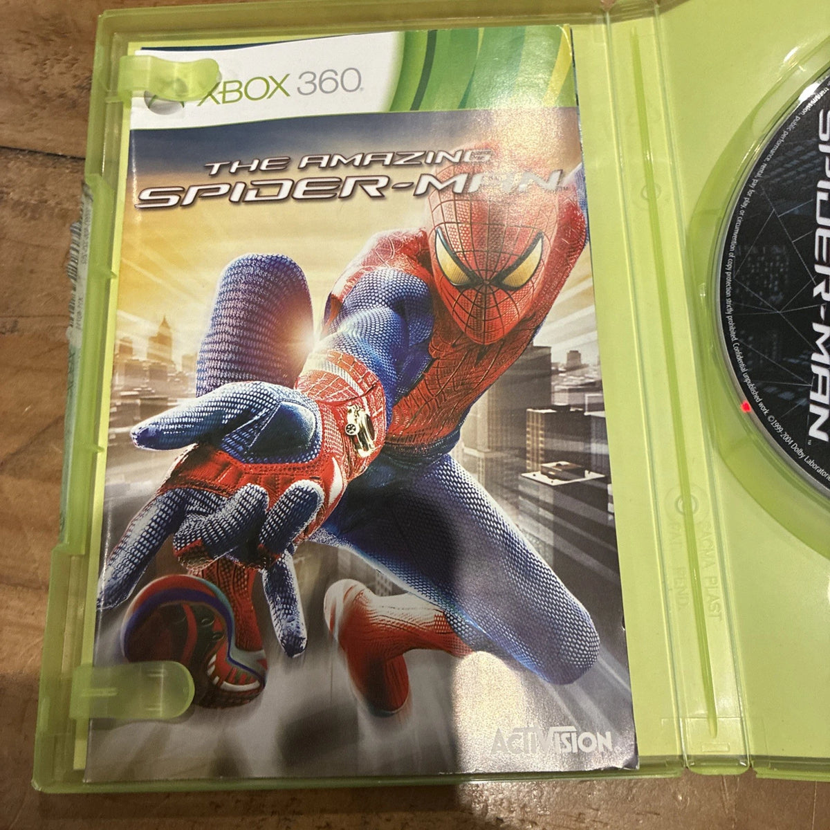 The Amazing Spider-Man Microsoft Xbox 360 Game