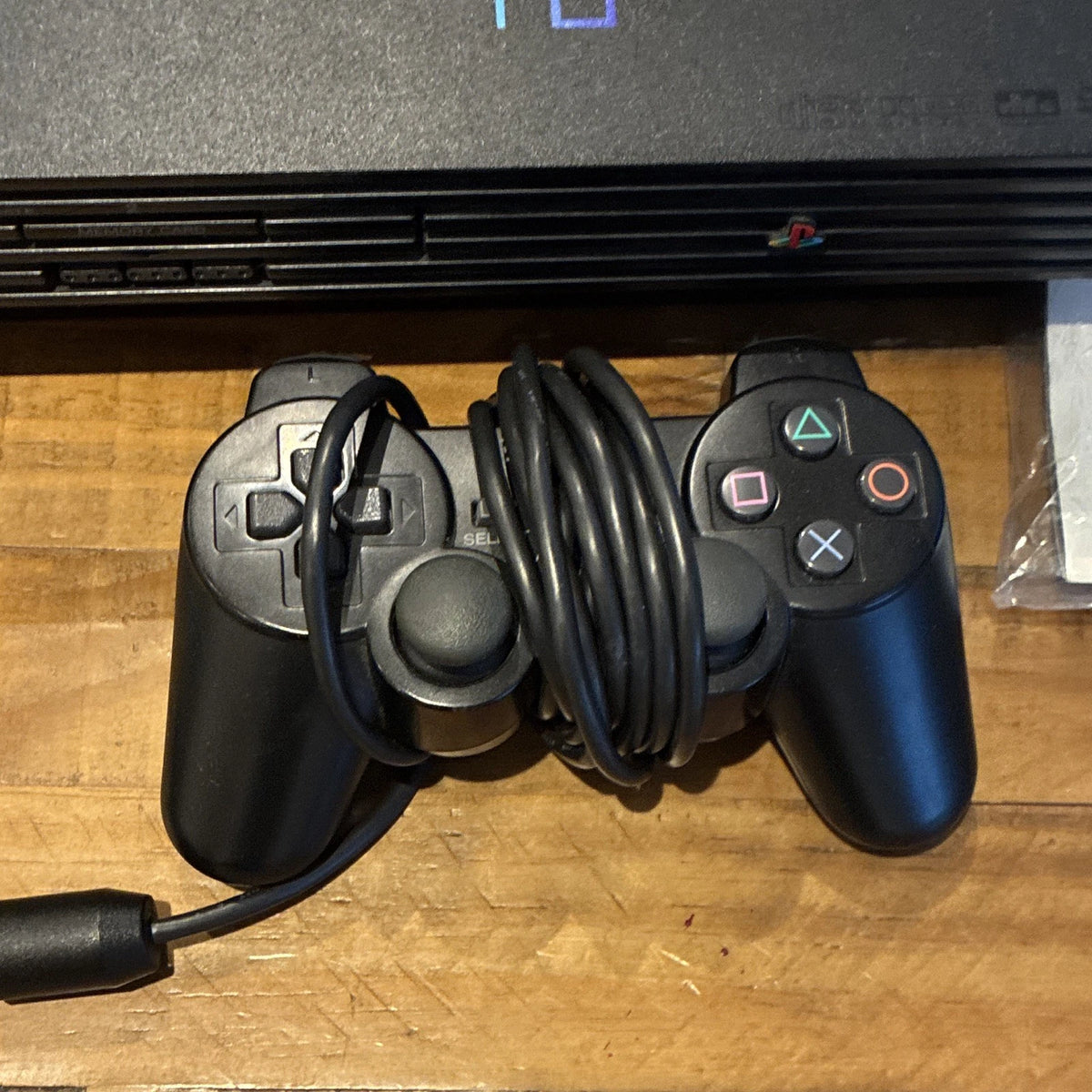 Sony PlayStation 2 PAL Black Console w/ Pad, Leads Box & Manual