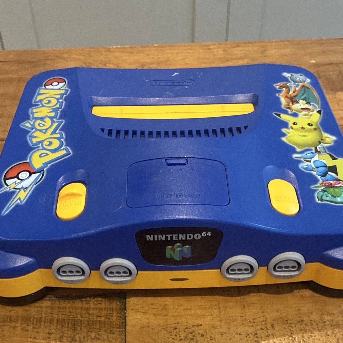 Nintendo 64 Pokemon Stadium Limited Edition Console w/ Cables & Red Pad