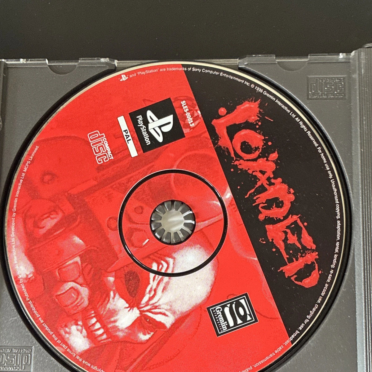 Loaded Sony PlayStation 1 Game PAL (1995) Shooter W/ Manual PS1