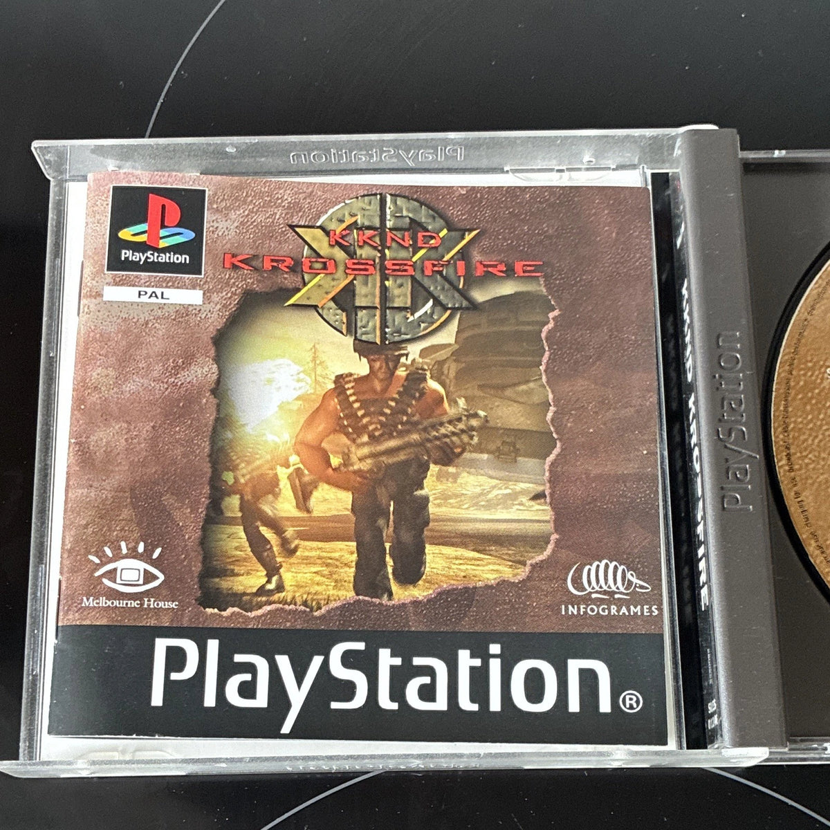 KKND Krossfire PS1 Game With Manual Rare Playstation Classic