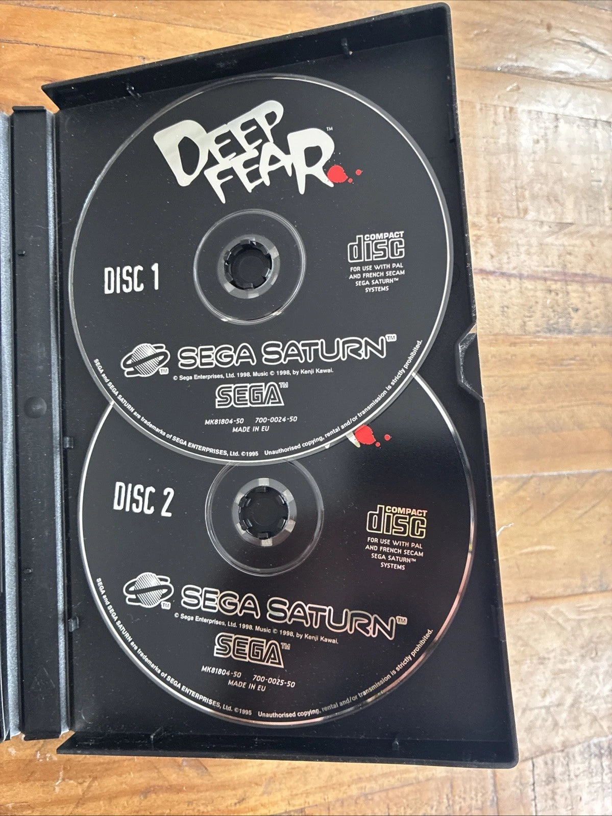 Deep Fear Sega Saturn Game In Box With Manual