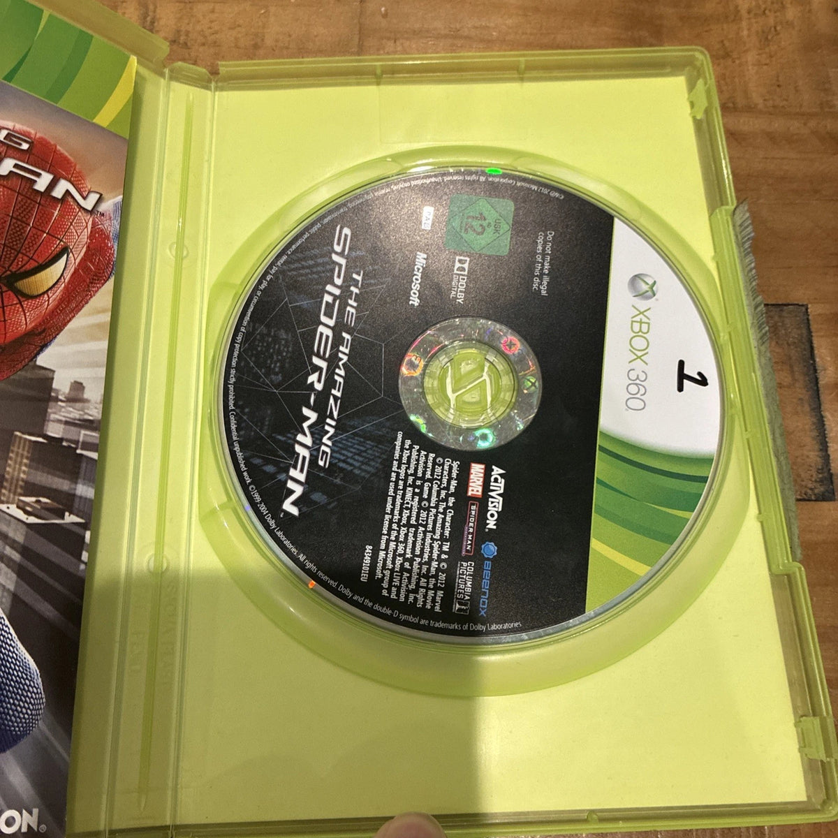 The Amazing Spider-Man Microsoft Xbox 360 Game
