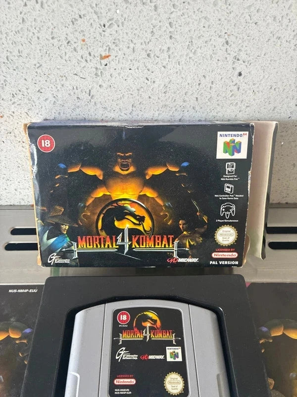 Mortal Kombat 4 Nintendo 64 Game Fully Boxed With Manuals N64