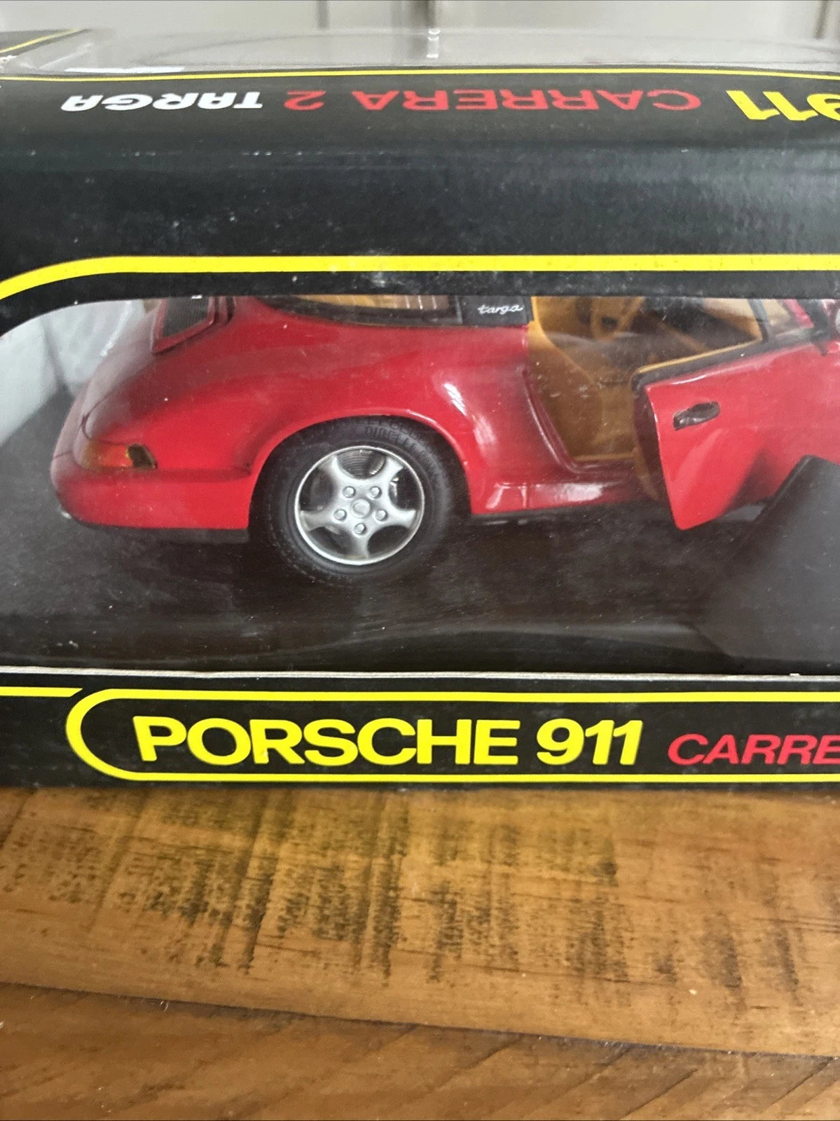 Anson Metal Series Porsche 911 Carrera 2 Targa Diecast Model Car 1:18 Metal BRAND NEW