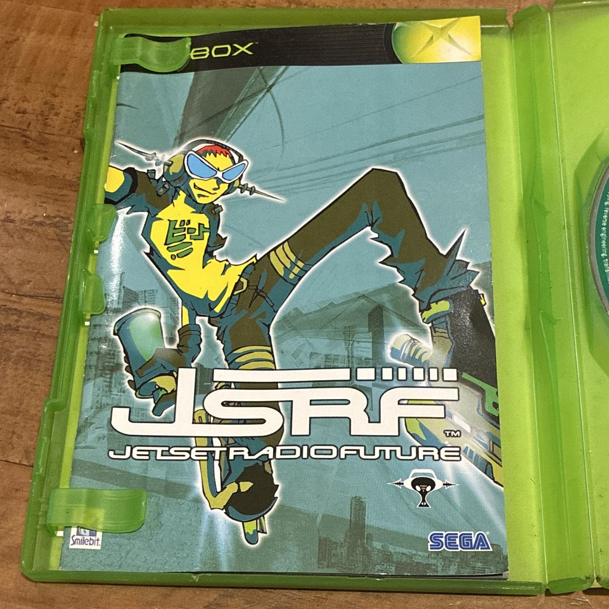SEGA JSRF Jet Set Radio Future Microsoft Xbox PAL W/ Manual