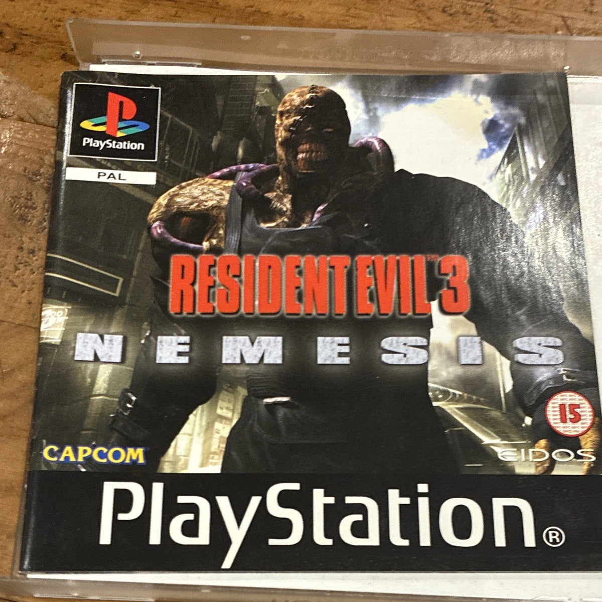 Resident Evil 3: Nemesis Sony PlayStation 1 Game PAL (1999) W/ Manual