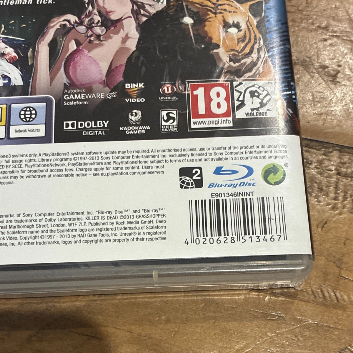Killer Is Dead Limited Edition PS3 Game PAL (2013) W/ Manual