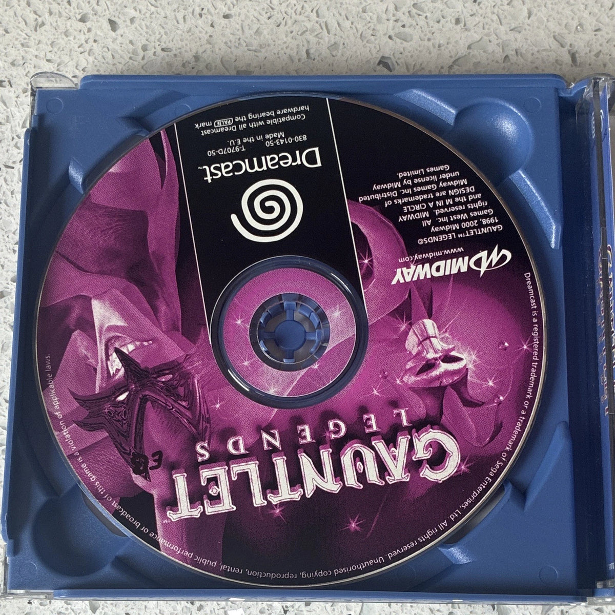 Gauntlet Legends Sega Dreamcast Game (2000) W/ Manual