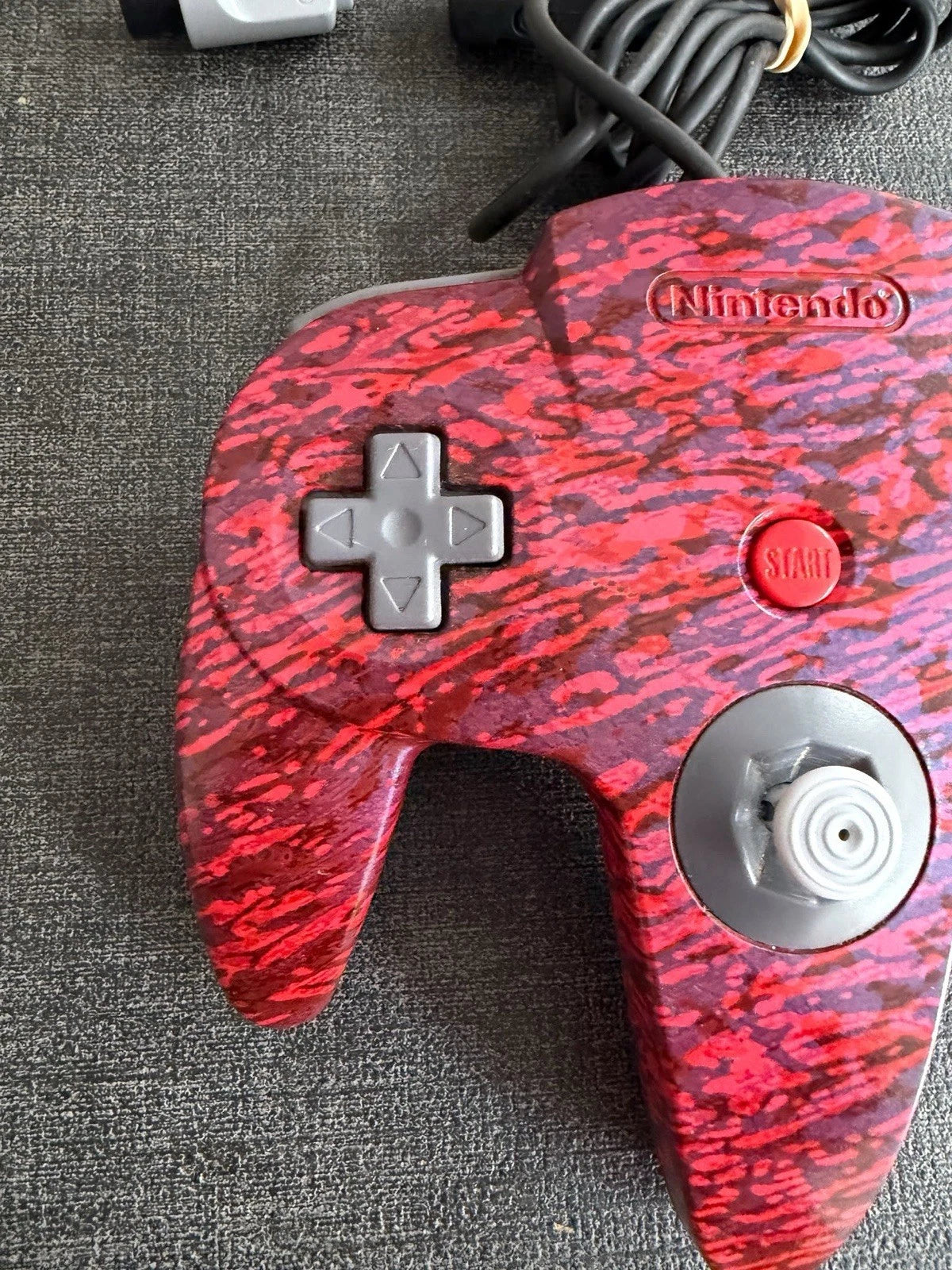 Nintendo 64 Foxdata Series 2 Red Rain Controller
