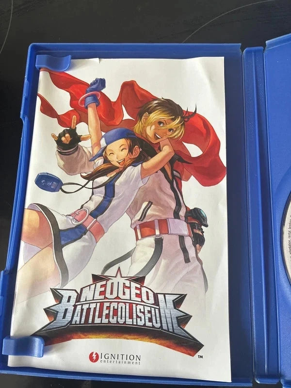 NeoGeo Battle Coliseum Playstation 2 Game Boxed With Manual
