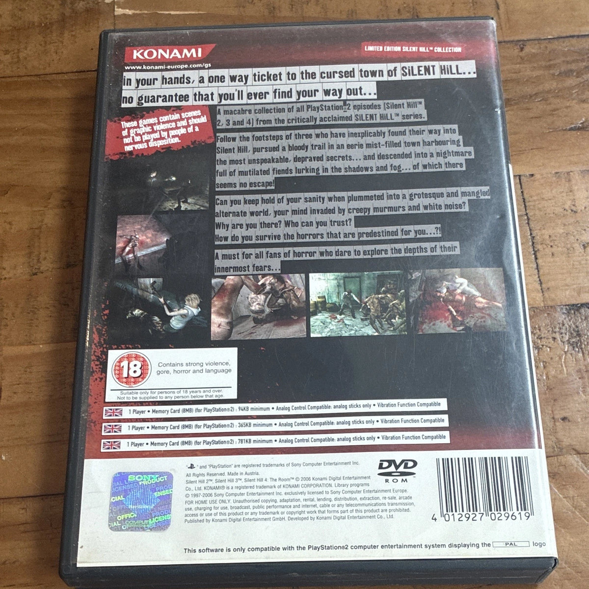 The Silent Hill Collection Limited Edition Playstation 2 Game
