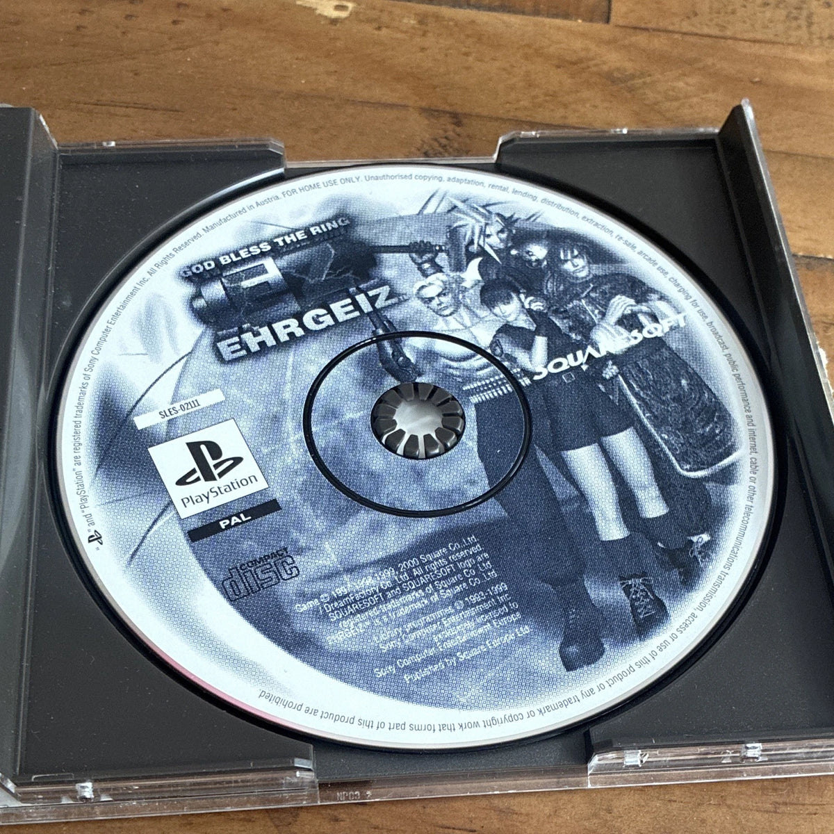 Ehrgeiz: God Bless The Ring Sony PlayStation 1 Game PAL Boxed No Manual