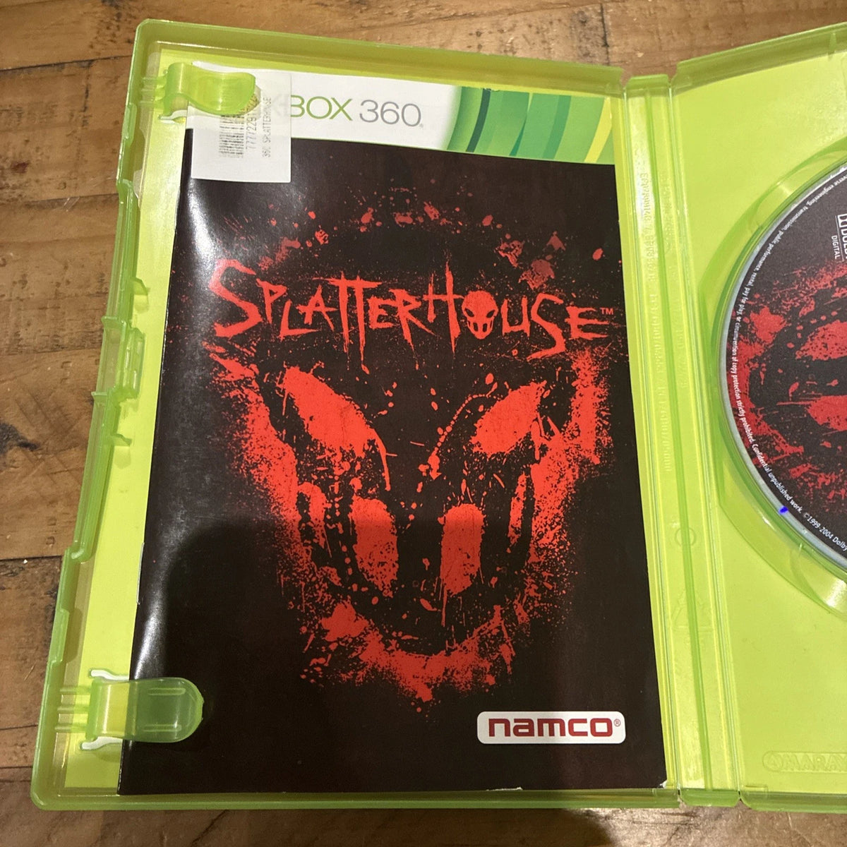 Splatterhouse Microsoft Xbox 360 Complete with Manual PAL