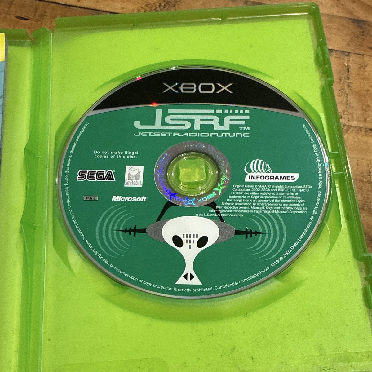 SEGA JSRF Jet Set Radio Future Microsoft Xbox PAL W/ Manual