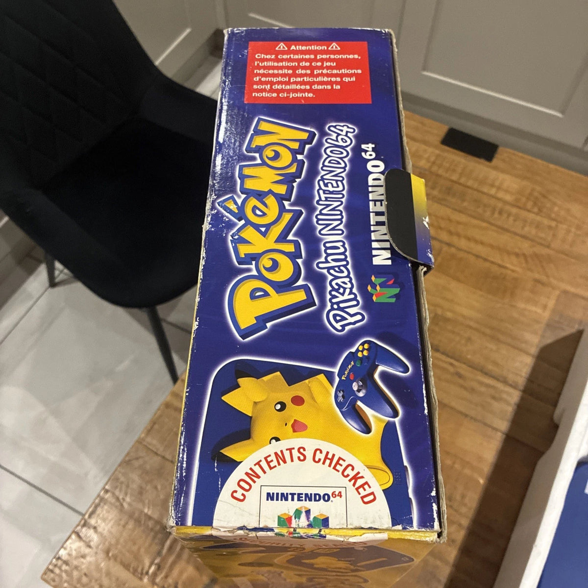 Nintendo 64 Pokemon Pikachu Edition Boxed with Controller, Insert & Leads