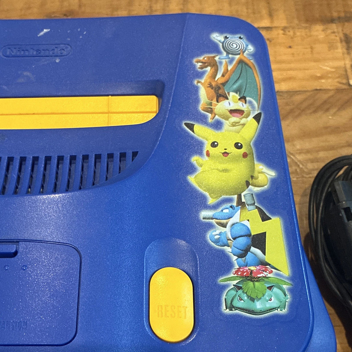Nintendo 64 Pokemon Stadium Limited Edition Console w/ Cables & Red Pad