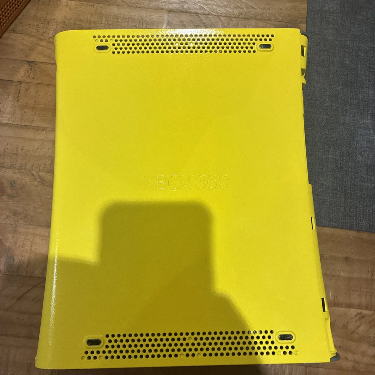 Xbox 360 Console Custom Simpsons Paint Job & Extra Shell With Leads