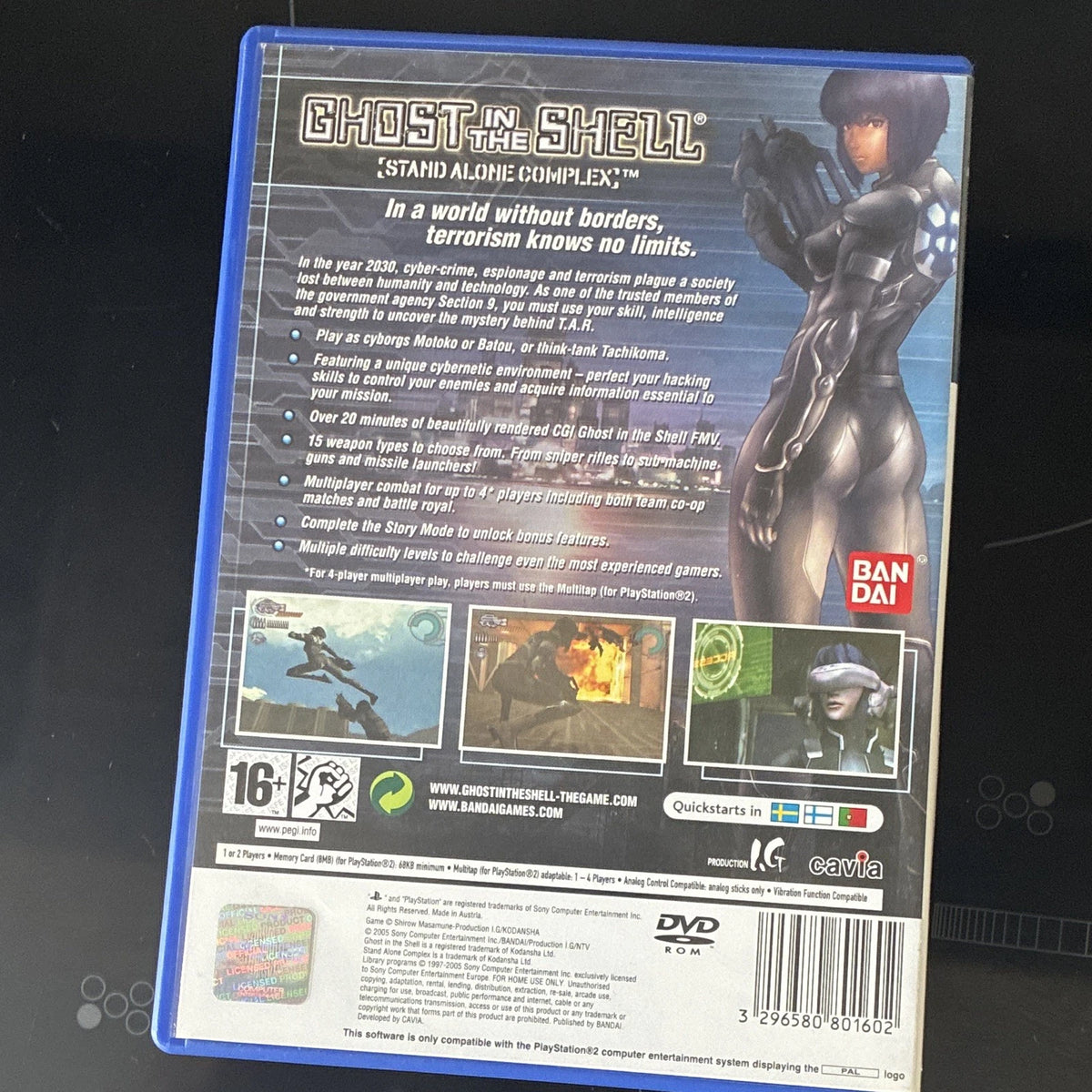 Ghost in the Shell: Stand Alone Complex Sony PlayStation 2 Game PAL