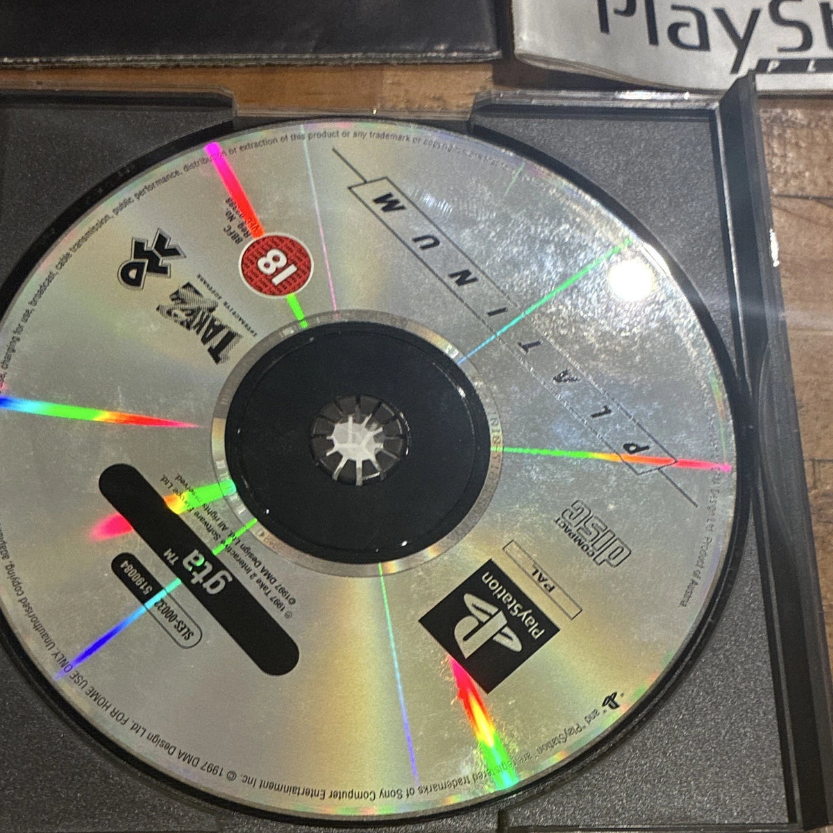 Grand Theft Auto Sony PlayStation 1 Game PAL Platinum W/ Manual