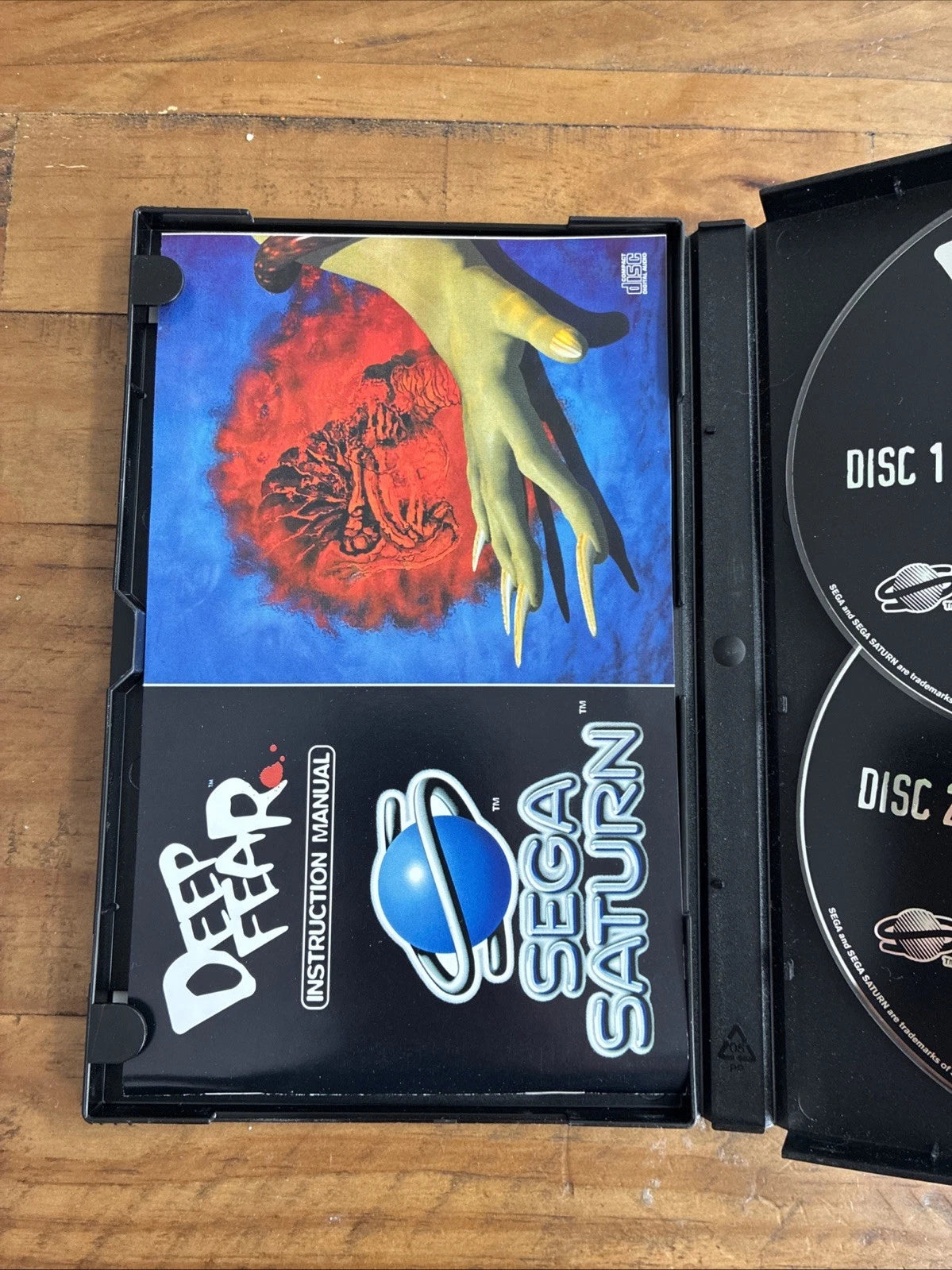 Deep Fear Sega Saturn Game In Box With Manual