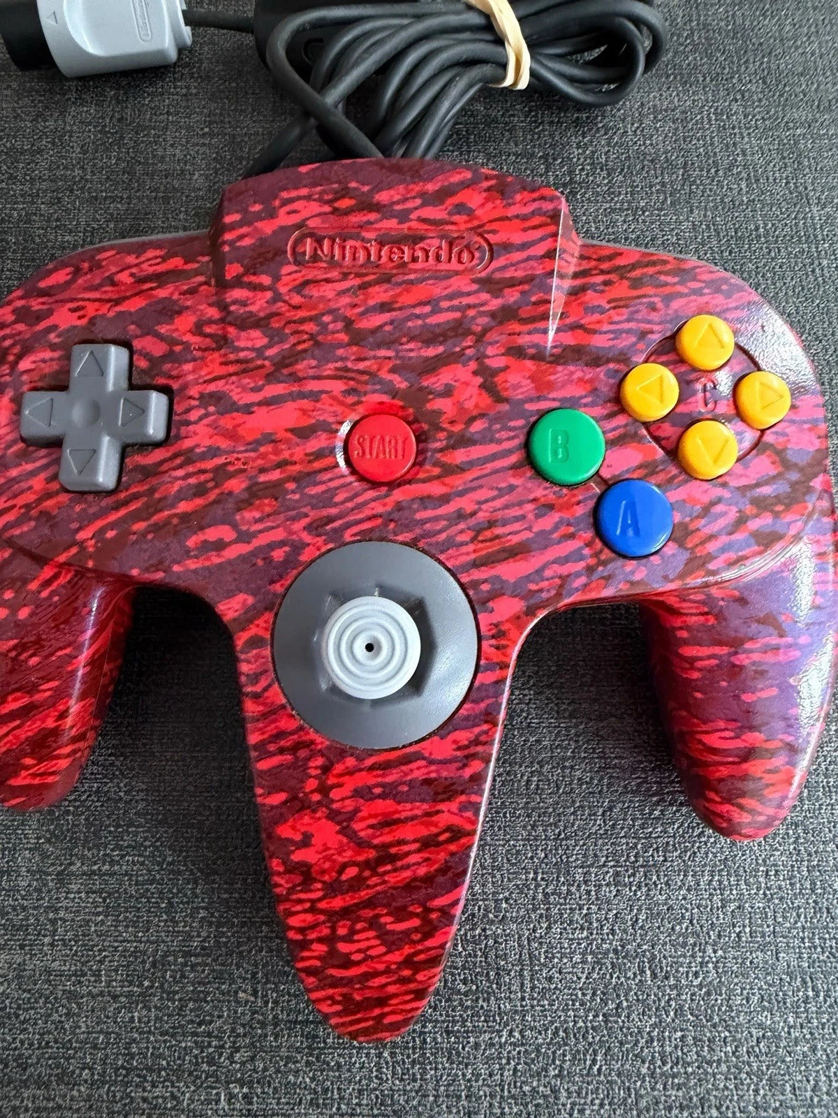 Nintendo 64 Foxdata Series 2 Red Rain Controller