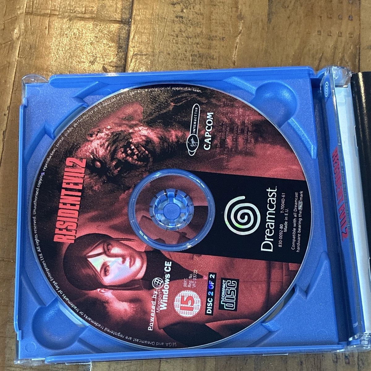 Resident Evil 2 Sega Dreamcast Game PAL Boxed With Manual