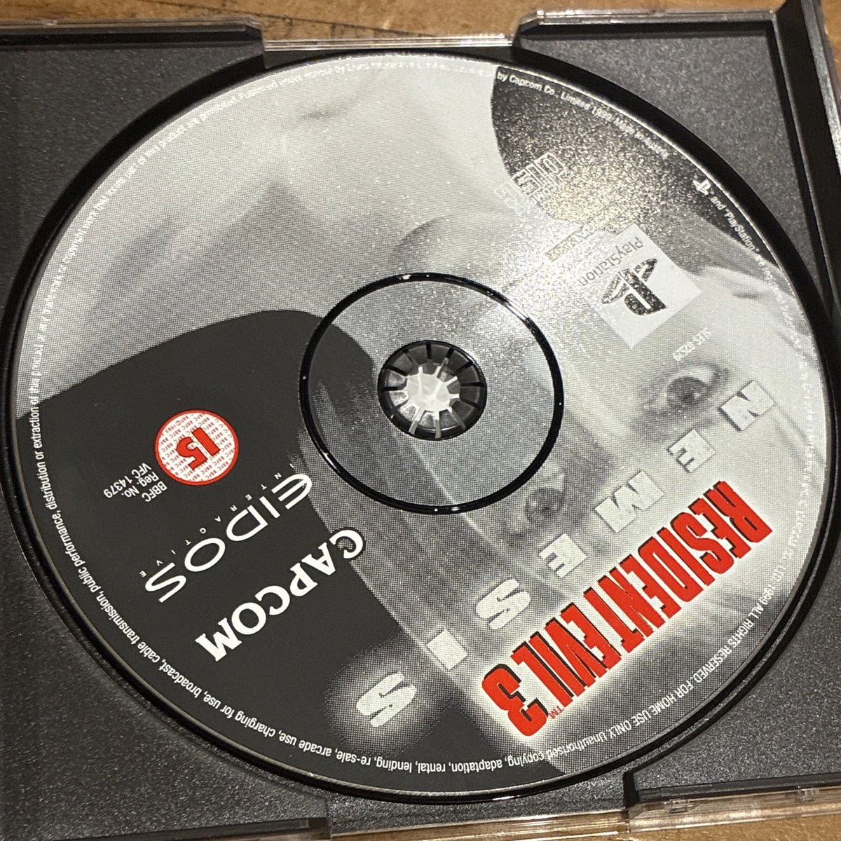 Resident Evil 3: Nemesis Sony PlayStation 1 Game PAL (1999) W/ Manual