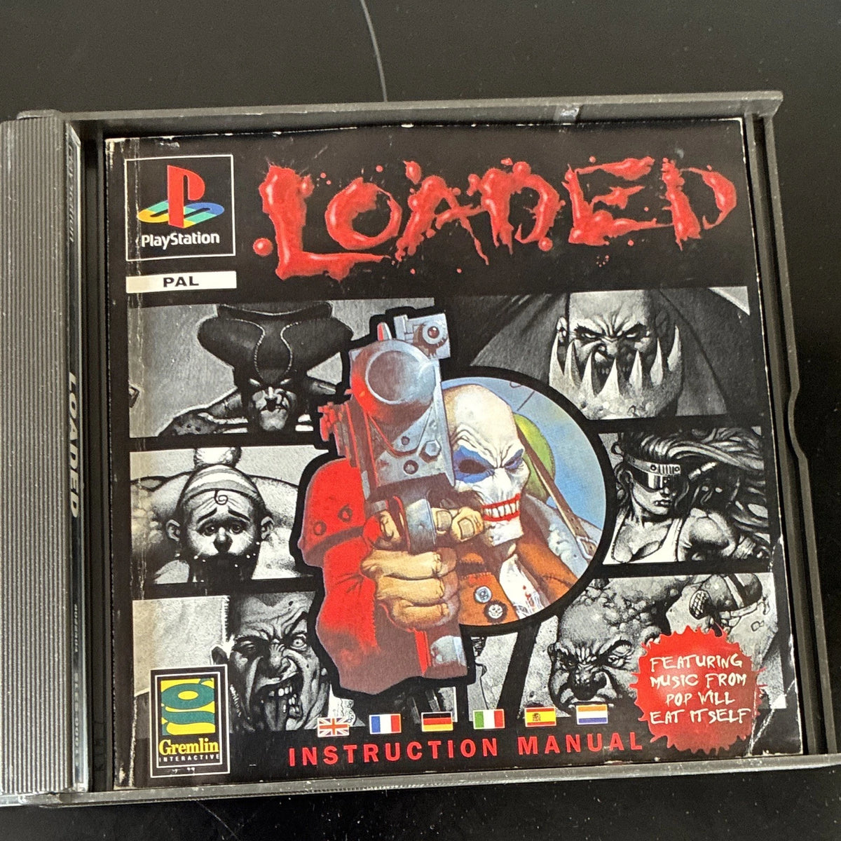 Loaded Sony PlayStation 1 Game PAL (1995) Shooter W/ Manual PS1