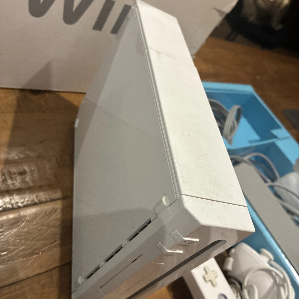 Nintendo Wii White Console Boxed With Controller, Cover, Nunchuk & Leads