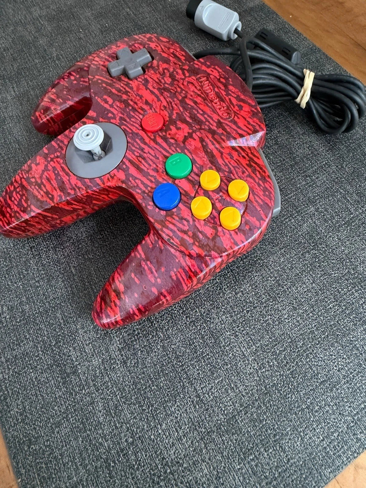 Nintendo 64 Foxdata Series 2 Red Rain Controller