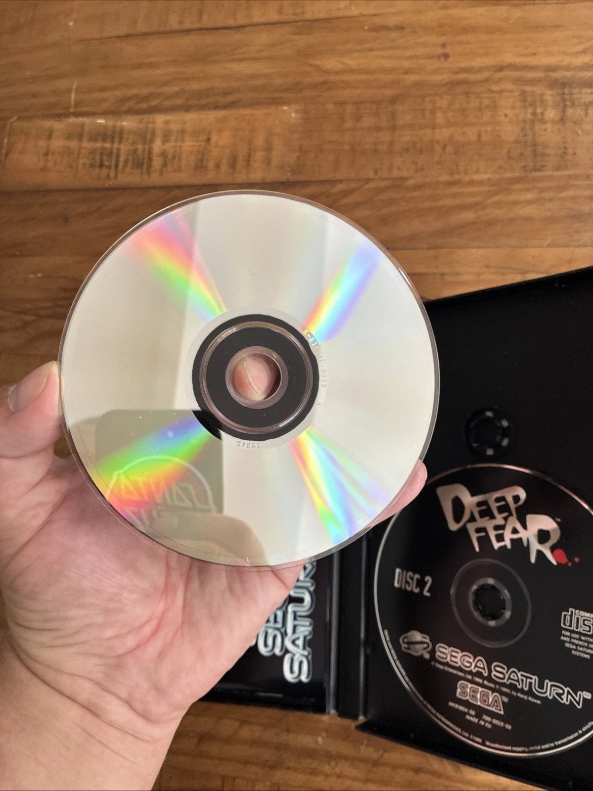 Deep Fear Sega Saturn Game In Box With Manual