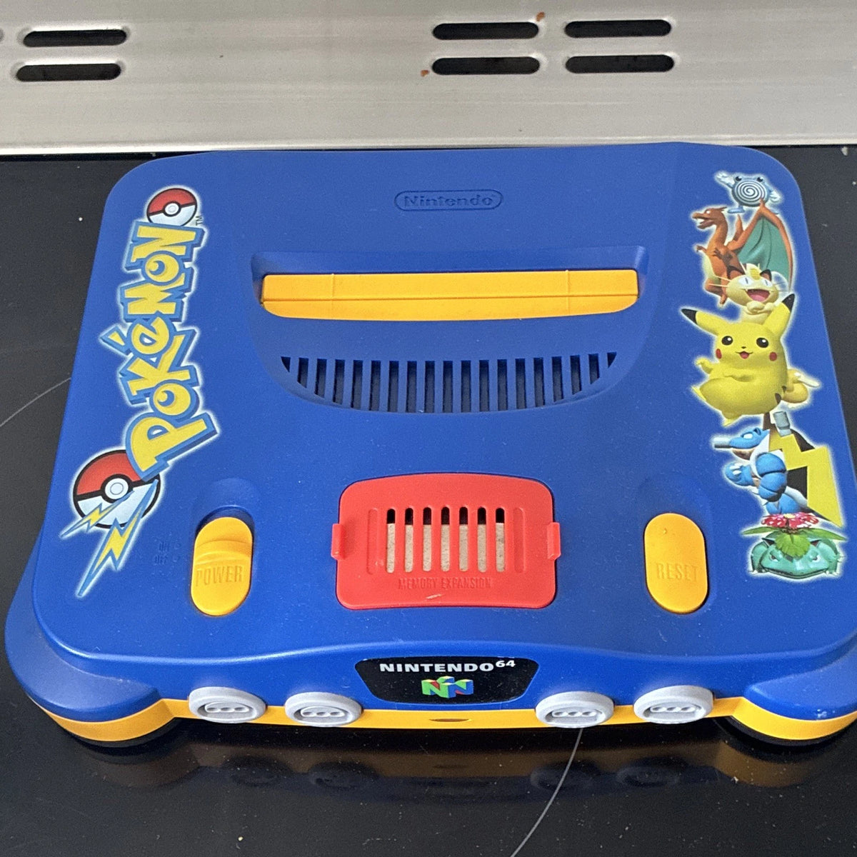 Nintendo 64 Pokemon Stadium Console w/ Pokémon Controller & Cables