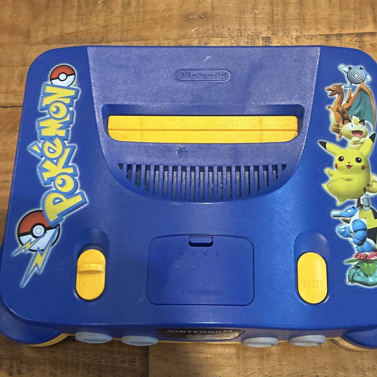 Nintendo 64 Pokemon Stadium Limited Edition Console w/ Cables & Red Pad