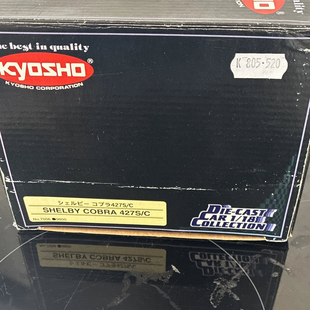 Brand New Kyosho Shelby Cobra 427 1:18 Blue/White Diecast No.7006