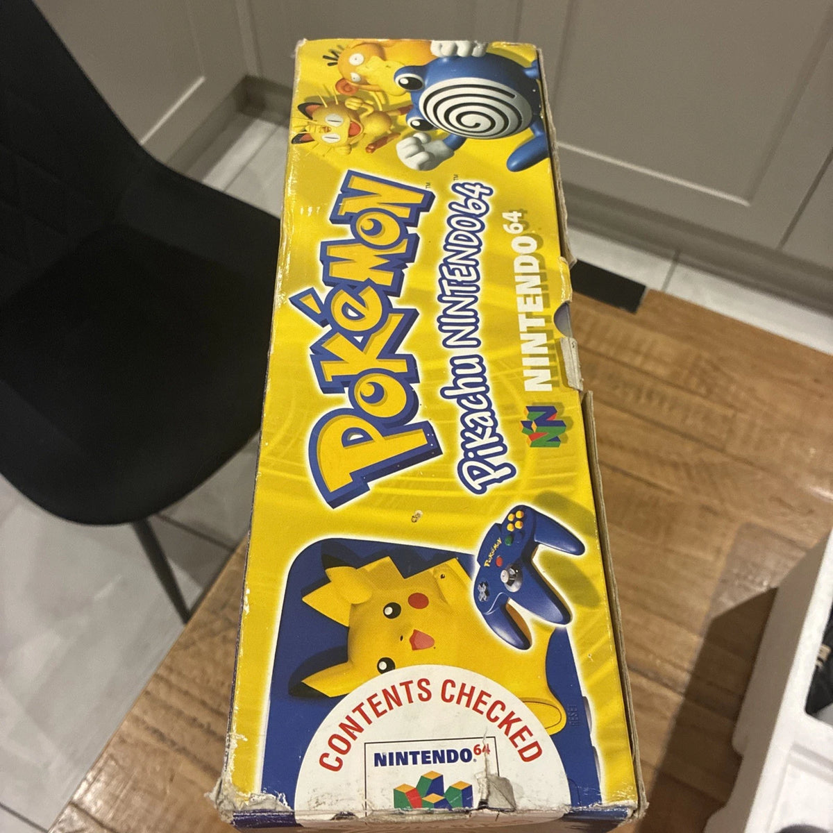 Nintendo 64 Pokemon Pikachu Edition Boxed with Controller, Insert & Leads